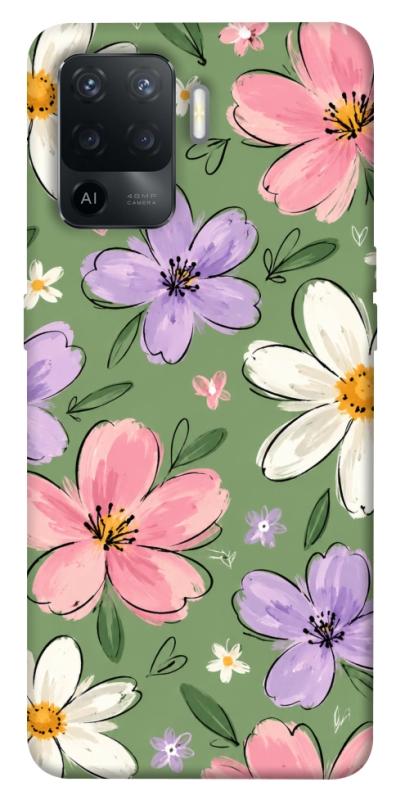 Чехол itsPrint Квіткові мрії для Oppo Reno 5 Lite, armored, купить оптом с доставкой