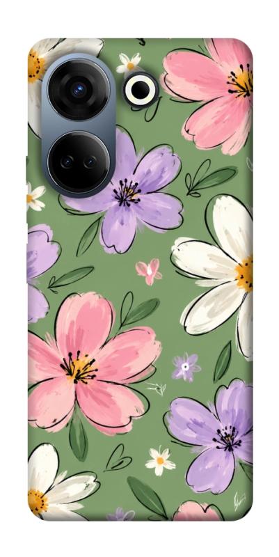 Чохол itsPrint Квіткові мрії для TECNO Camon 20 Pro (CK7n), armored, купити оптом з доставкою