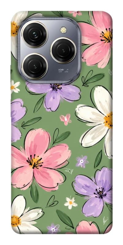 Чехол itsPrint Квіткові мрії для TECNO Spark 20 Pro, armored, купить оптом с доставкой