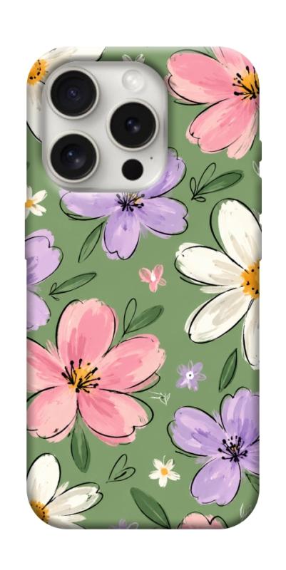 Чехол itsPrint Квіткові мрії для Apple iPhone 16 Pro (6.3"), armored, купить оптом с доставкой