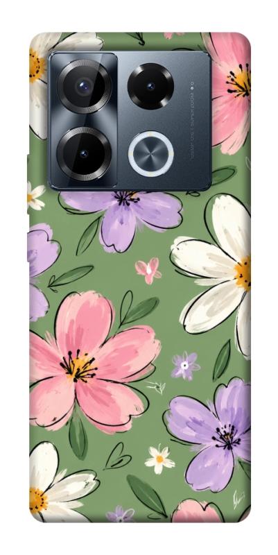 Чехол itsPrint Квіткові мрії для Infinix Note 40 Pro 4G, armored, купить оптом с доставкой