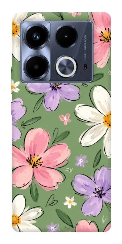 Чехол itsPrint Квіткові мрії для Infinix Note 40 4G, armored, купить оптом с доставкой