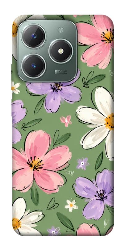 Чехол itsPrint Квіткові мрії для Realme C61 4G, armored, купить оптом с доставкой