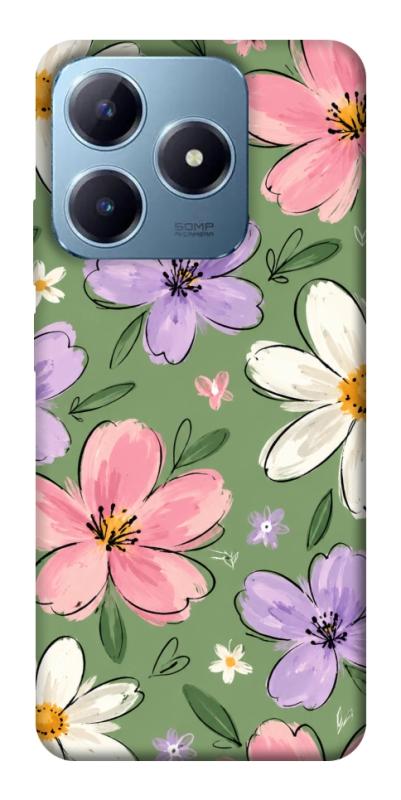 Чохол itsPrint Квіткові мрії для Realme C63 4G, armored, купити оптом з доставкою