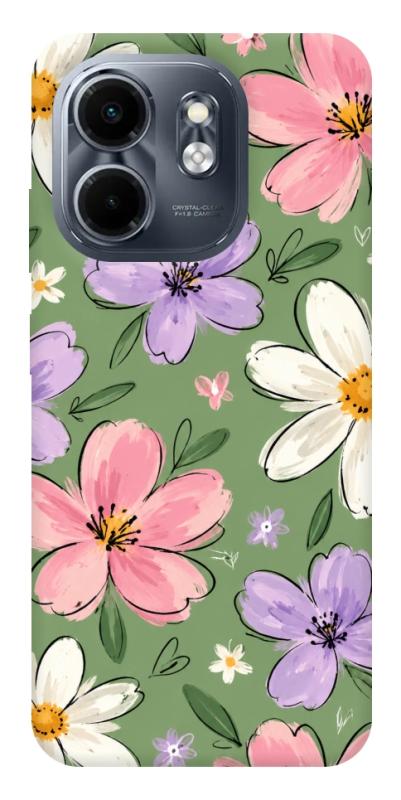 Чехол itsPrint Квіткові мрії для Infinix Smart 9 4G / Hot 50i, armored, купить оптом с доставкой