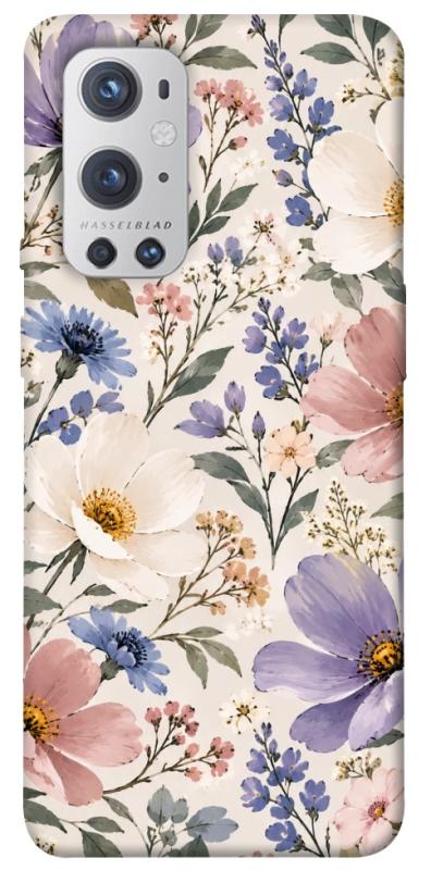 Чохол itsPrint Квіткові барви для OnePlus 9 Pro, armored, купити оптом з доставкою