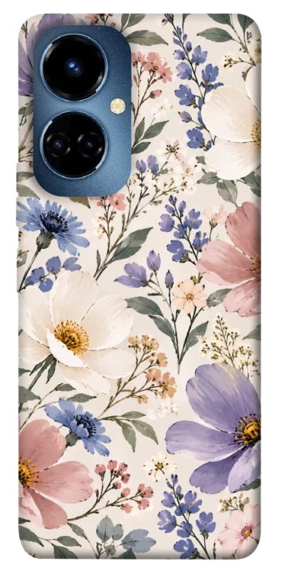 Чехол itsPrint Квіткові барви для TECNO Camon 19 (CI6n) / 19 Pro (CI8n), armored, купить оптом с доставкой