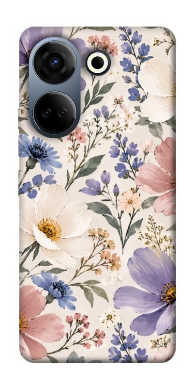 Чохол itsPrint Квіткові барви для TECNO Camon 20 Pro (CK7n), armored, купити оптом з доставкою