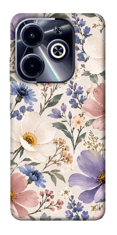 Чехол itsPrint Квіткові барви для Infinix Hot 40i, armored, купить оптом с доставкой