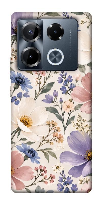 Чехол itsPrint Квіткові барви для Infinix Note 40 Pro 4G, armored, купить оптом с доставкой