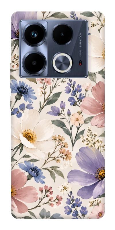 Чехол itsPrint Квіткові барви для Infinix Note 40 4G, armored, купить оптом с доставкой