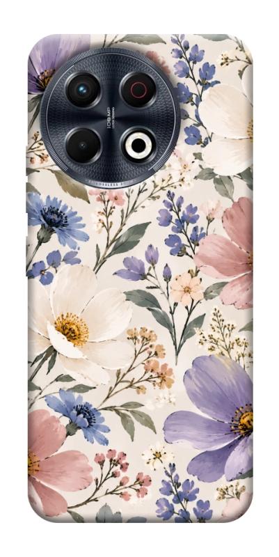 Чохол itsPrint Квіткові барви для TECNO Spark 30 Pro (KL7), armored, купити оптом з доставкою