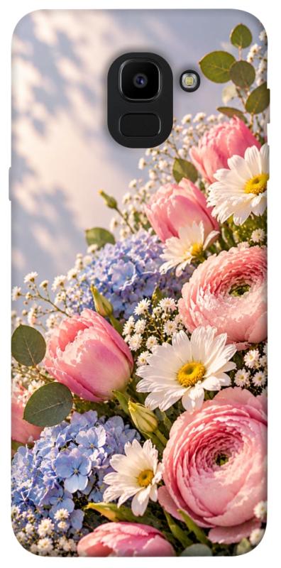 Чехол itsPrint Ніжність у рожевих тонах для Samsung J600F Galaxy J6 (2018), armored, купить оптом с доставкой