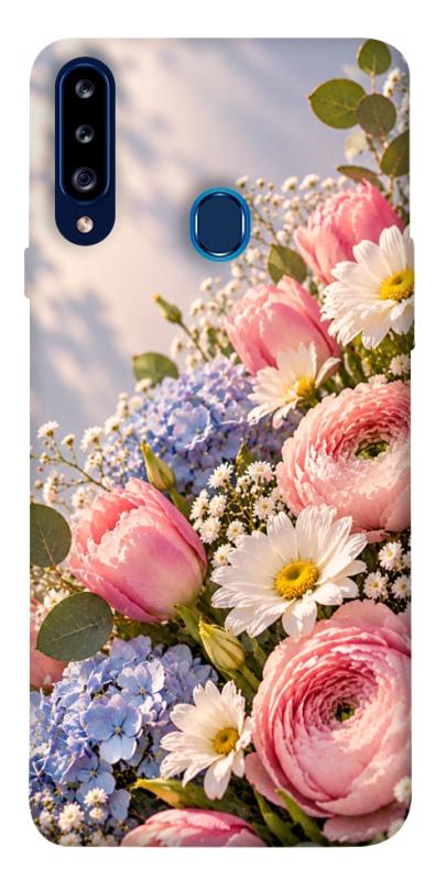 Чехол itsPrint Ніжність у рожевих тонах для Samsung Galaxy A20s, armored, купить оптом с доставкой