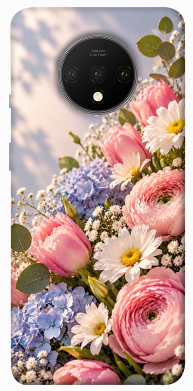Чехол itsPrint Ніжність у рожевих тонах для OnePlus 7T, armored, купить оптом с доставкой