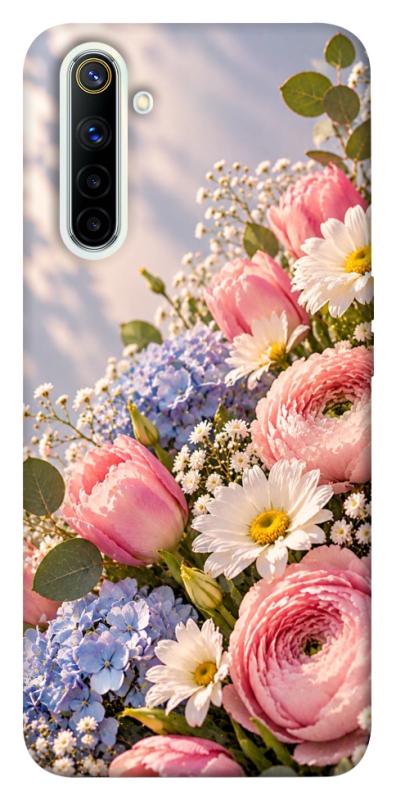 Чехол itsPrint Ніжність у рожевих тонах для Realme 6, armored, купить оптом с доставкой