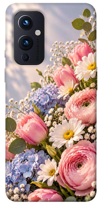 Чехол itsPrint Ніжність у рожевих тонах для OnePlus 9, armored, купить оптом с доставкой