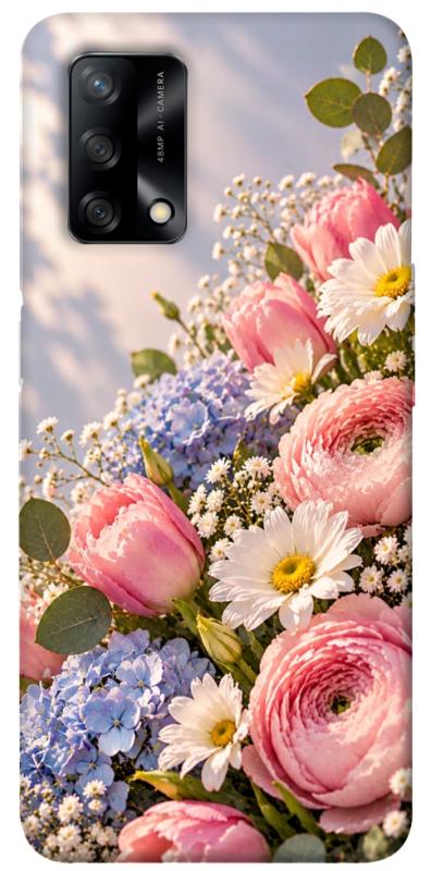 Чехол itsPrint Ніжність у рожевих тонах для Oppo A74 4G, armored, купить оптом с доставкой
