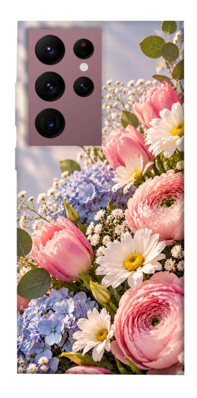 Чехол itsPrint Ніжність у рожевих тонах для Samsung Galaxy S22 Ultra, armored, купить оптом с доставкой