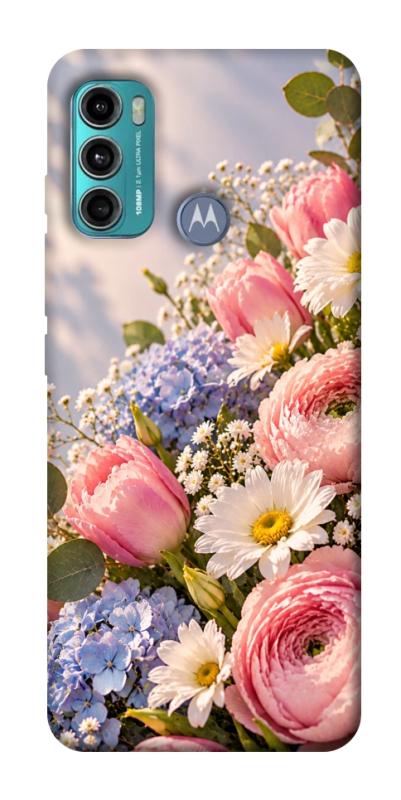 Чехол itsPrint Ніжність у рожевих тонах для Motorola Moto G60, armored, купить оптом с доставкой