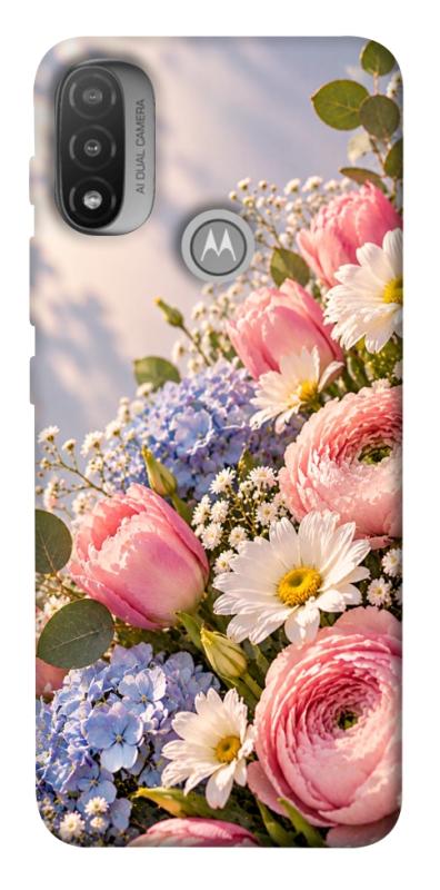 Чехол itsPrint Ніжність у рожевих тонах для Motorola Moto E20, armored, купить оптом с доставкой