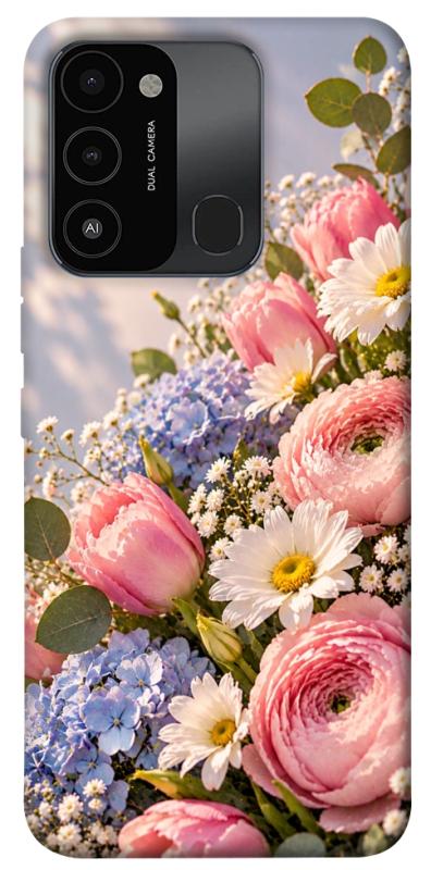 Чехол itsPrint Ніжність у рожевих тонах для TECNO Spark 8C, armored, купить оптом с доставкой