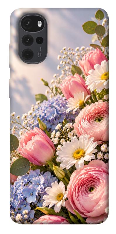 Чехол itsPrint Ніжність у рожевих тонах для Motorola Moto G22, armored, купить оптом с доставкой