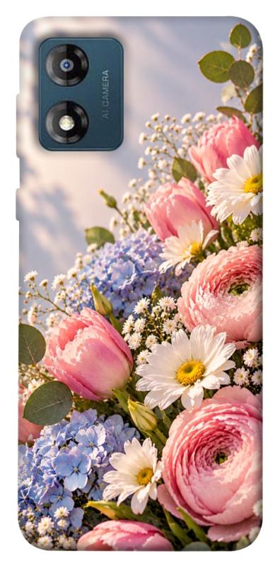 Чехол itsPrint Ніжність у рожевих тонах для Motorola Moto E13, armored, купить оптом с доставкой
