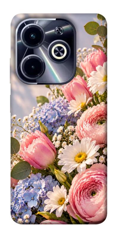 Чехол itsPrint Ніжність у рожевих тонах для Infinix Hot 40i, armored, купить оптом с доставкой
