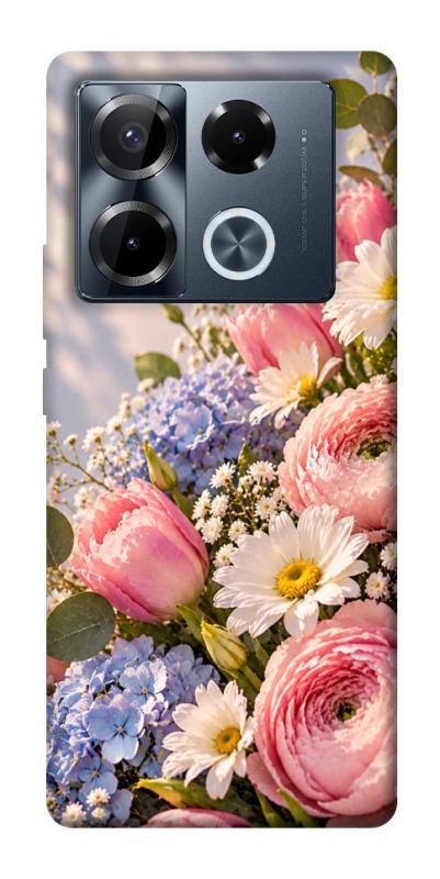 Чехол itsPrint Ніжність у рожевих тонах для Infinix Note 40 Pro 4G, armored, купить оптом с доставкой