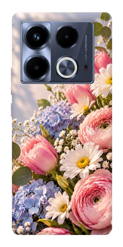 Чехол itsPrint Ніжність у рожевих тонах для Infinix Note 40 4G, armored, купить оптом с доставкой