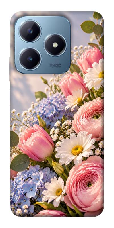 Чехол itsPrint Ніжність у рожевих тонах для Realme C63 4G, armored, купить оптом с доставкой