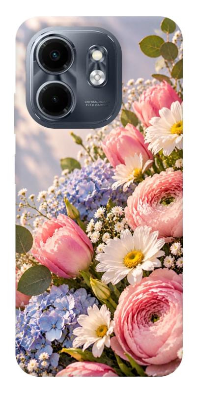 Чехол itsPrint Ніжність у рожевих тонах для Infinix Smart 9 4G / Hot 50i, armored, купить оптом с доставкой