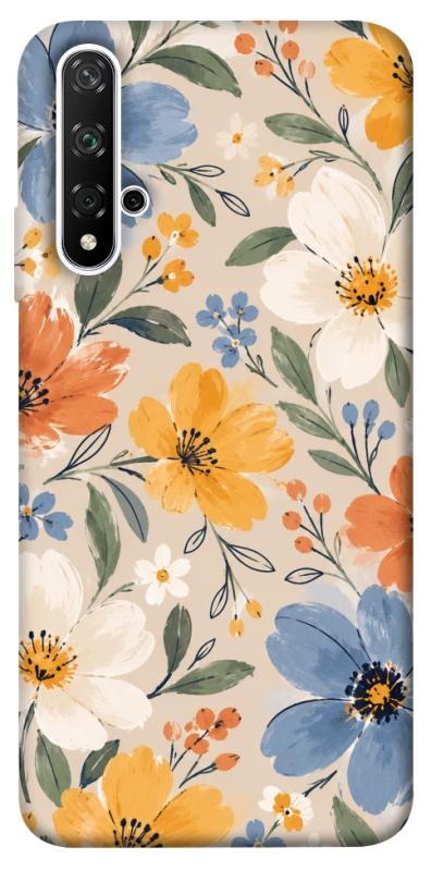 Чохол itsPrint Польові квіти для Huawei Honor 20 / Nova 5T, armored, купити оптом з доставкою