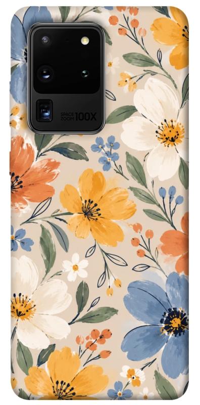 Чохол itsPrint Польові квіти для Samsung Galaxy S20 Ultra, armored, купити оптом з доставкою