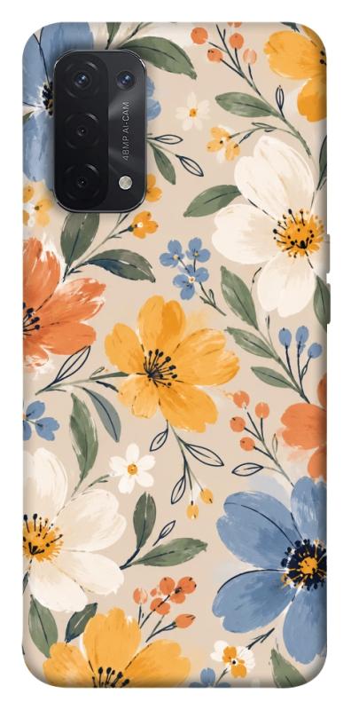 Чехол itsPrint Польові квіти для Oppo A54 4G, armored, купить оптом с доставкой
