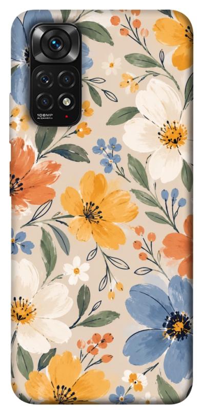 Чохол itsPrint Польові квіти для Xiaomi Redmi Note 11 (Global) / Note 11S, armored, купити оптом з доставкою