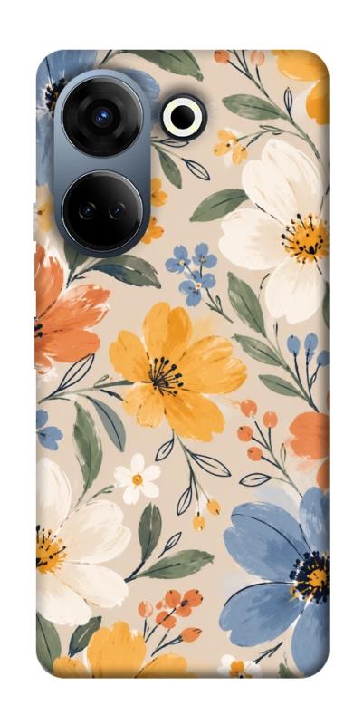 Чохол itsPrint Польові квіти для TECNO Camon 20 Pro (CK7n), armored, купити оптом з доставкою