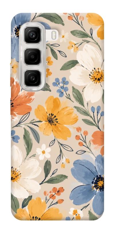 Чехол itsPrint Польові квіти для Infinix Hot 50 4G, armored, купить оптом с доставкой