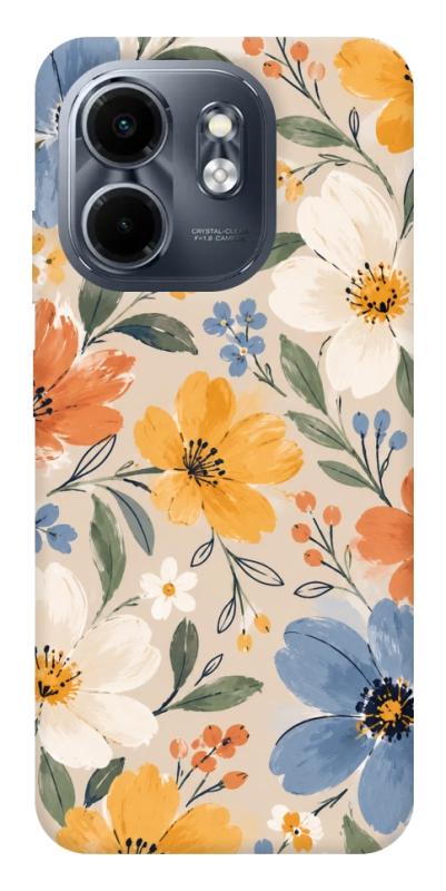 Чехол itsPrint Польові квіти для Infinix Smart 9 4G / Hot 50i, armored, купить оптом с доставкой