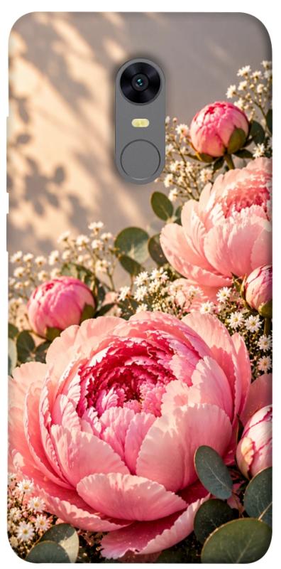 Чохол itsPrint Рожеві півонії для Xiaomi Redmi 5 Plus / Redmi Note 5 (Single Camera), armored, купити оптом з доставкою