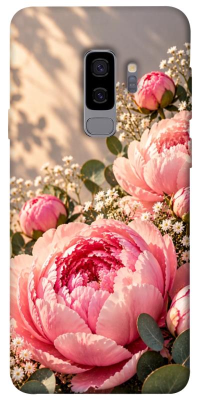Чохол itsPrint Рожеві півонії для Samsung Galaxy S9+, armored, купити оптом з доставкою