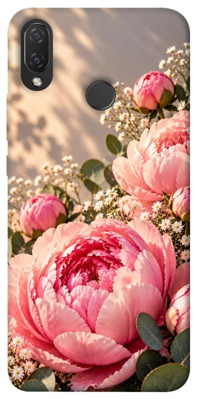 Чехол itsPrint Рожеві півонії для Huawei P Smart+ (nova 3i), armored, купить оптом с доставкой