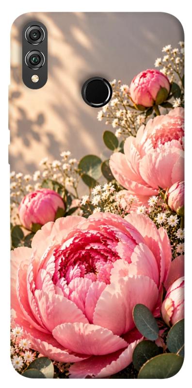 Чехол itsPrint Рожеві півонії для Huawei Honor 8X, armored, купить оптом с доставкой