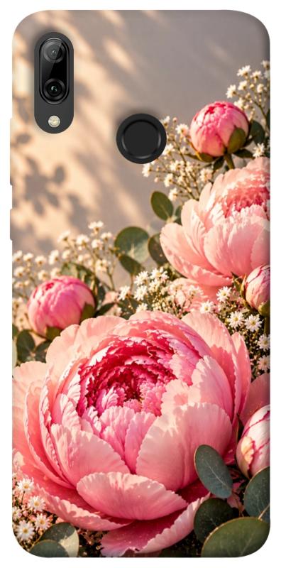 Чохол itsPrint Рожеві півонії для Huawei P Smart (2019), armored, купити оптом з доставкою