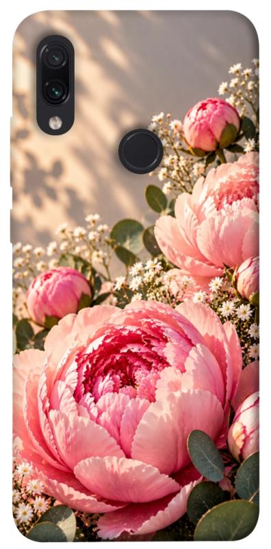 Чохол itsPrint Рожеві півонії для Xiaomi Redmi Note 7 / Note 7 Pro / Note 7s, armored, купити оптом з доставкою