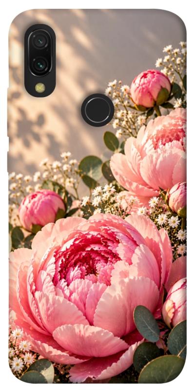 Чохол itsPrint Рожеві півонії для Xiaomi Redmi 7, armored, купити оптом з доставкою