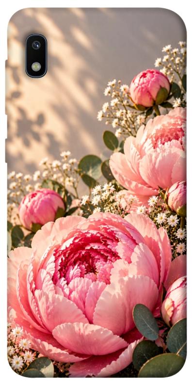 Чохол itsPrint Рожеві півонії для Samsung Galaxy A10 (A105F), armored, купити оптом з доставкою