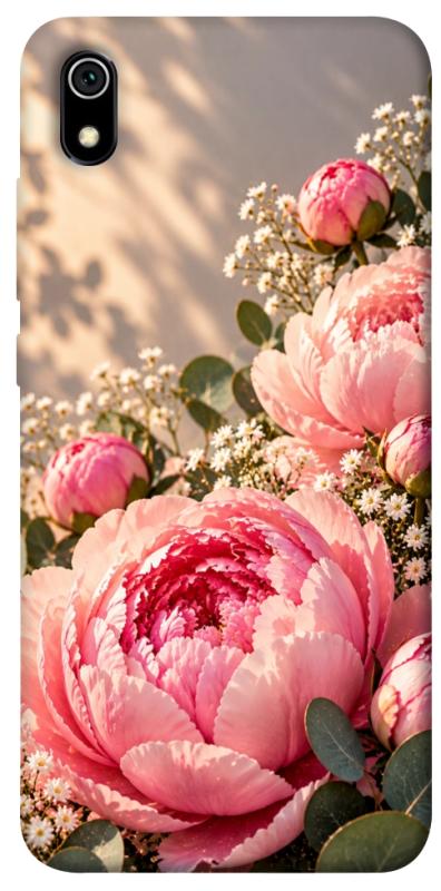 Чохол itsPrint Рожеві півонії для Xiaomi Redmi 7A, armored, купити оптом з доставкою