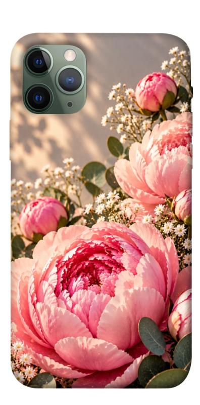 Чохол itsPrint Рожеві півонії для Apple iPhone 11 Pro (5.8"), armored, купити оптом з доставкою